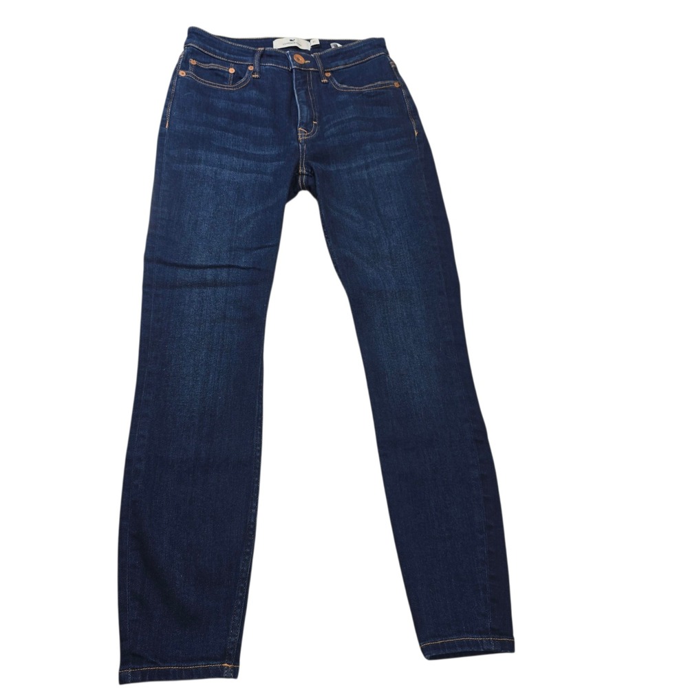 Vineyard Vines Women's Size 27 High Rise Skinny Dark Wash Denim Jeans